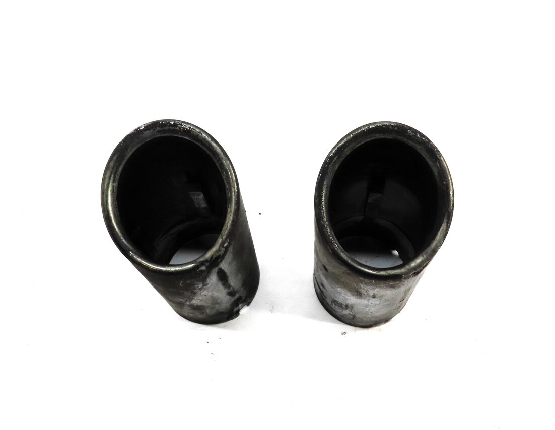 Thumbnail 3: 15 AUDI A4 B8 8K 2.0L TURBO CAED ENGINE REAR LEFT RIGHT EXHAUST MUFFLER TIP SET