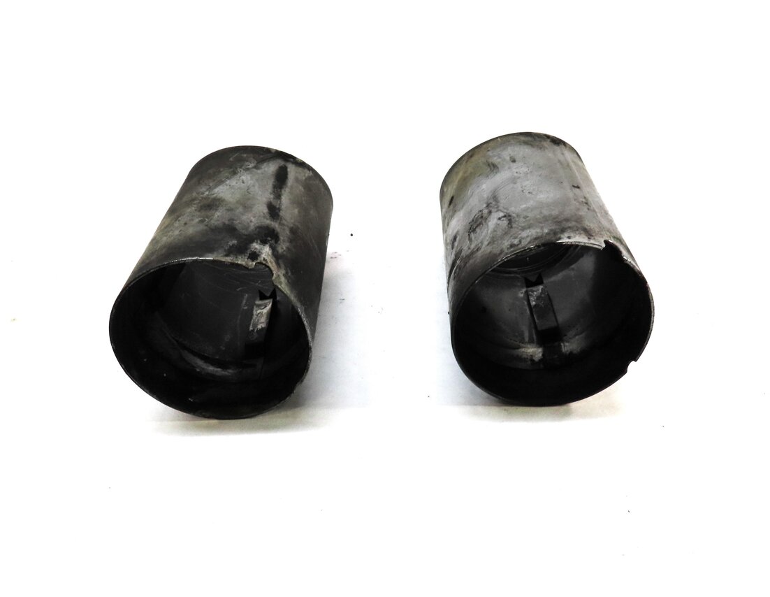 Thumbnail 4: 15 AUDI A4 B8 8K 2.0L TURBO CAED ENGINE REAR LEFT RIGHT EXHAUST MUFFLER TIP SET