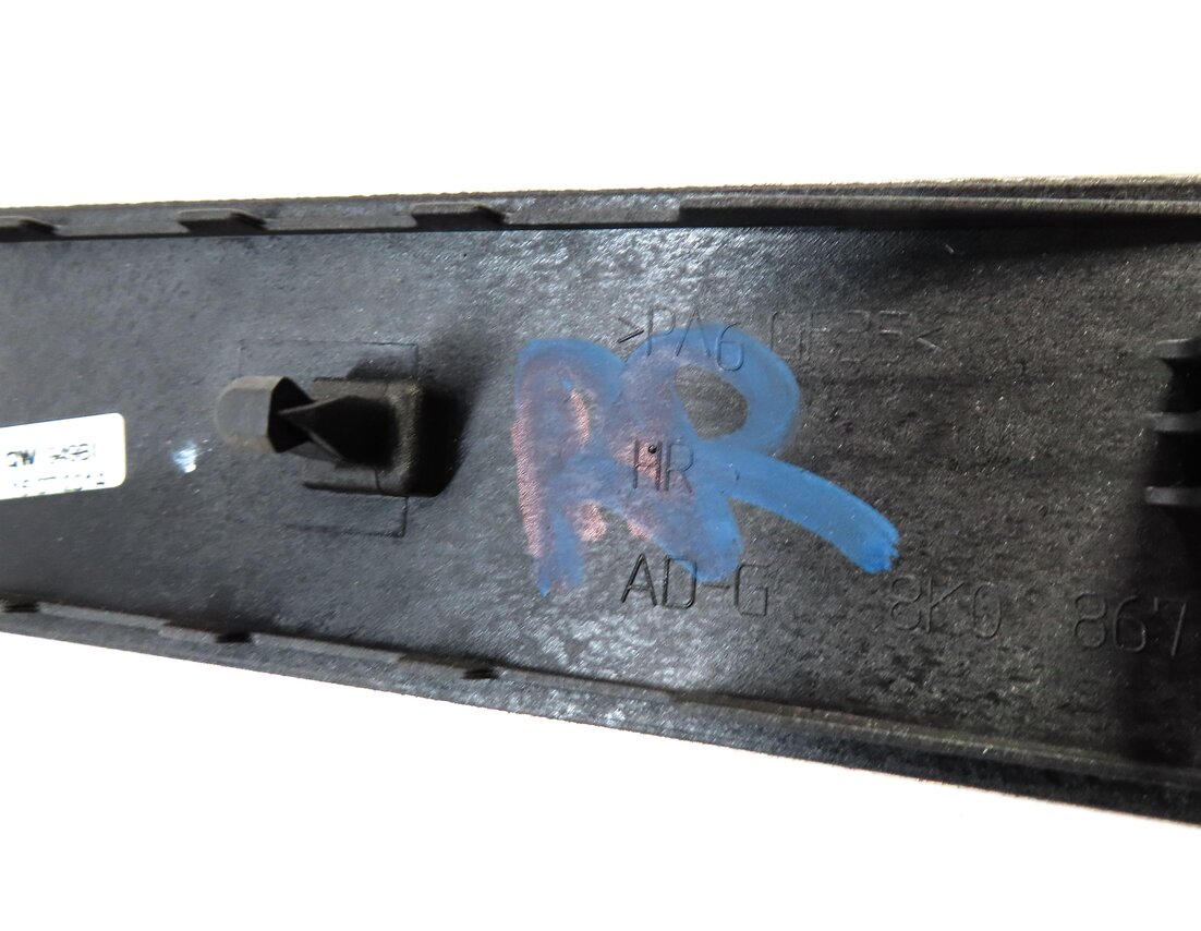 Thumbnail 5: 2015 AUDI A4 B8 FRONT REAR LEFT RIGHT DOOR DASH CONSOLE ALUMINUM TRIGON TRIM SET