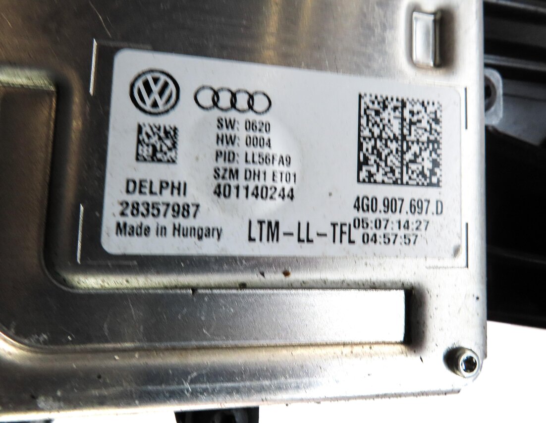 Thumbnail 7: 13-16 AUDI A4 S4 (B8 8K) LEFT DRIVER XENON HID HEADLIGHT LIGHT LAMP (NON AFS)