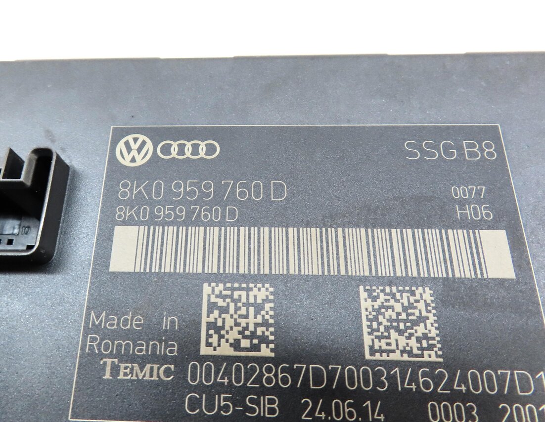 Thumbnail 4: 2015 AUDI A4 (B8 8K) FRONT LEFT DRIVER SEAT CONTROL MODULE 8K0959760D