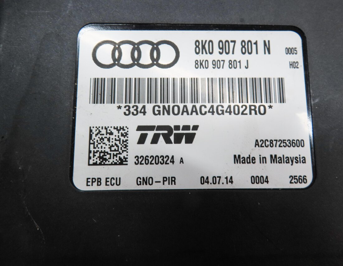 Thumbnail 4: 2013-2017 AUDI A4 S4 A5 S5 RS5 Q5 SQ5 ALLROAD (B8 8K 8T 8R) PARKING BRAKE MODULE