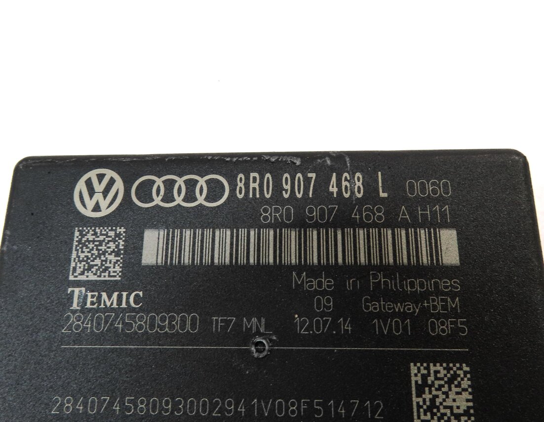 Thumbnail 14: 15 AUDI A4 B8 2.0L TURBO CAED ENGINE BODY SPEEDOMETER IMMOBILIZER MODULE KEY SET