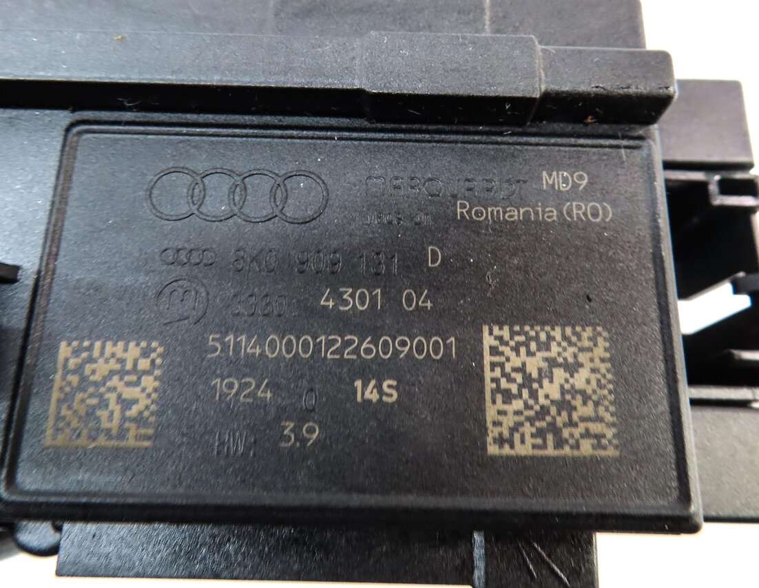 Thumbnail 6: 15 AUDI A4 B8 2.0L TURBO CAED ENGINE BODY SPEEDOMETER IMMOBILIZER MODULE KEY SET