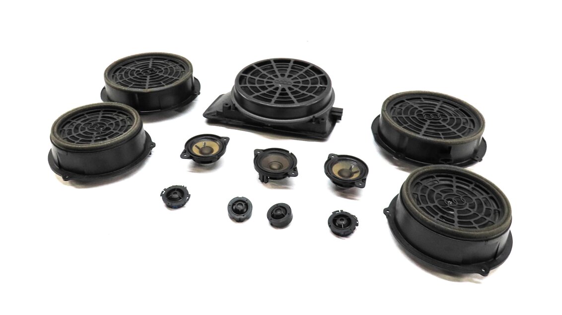 2015 AUDI S4 (B8 8K) FRONT REAR LEFT RIGHT BANG & OLUFSEN SPEAKER SET 12