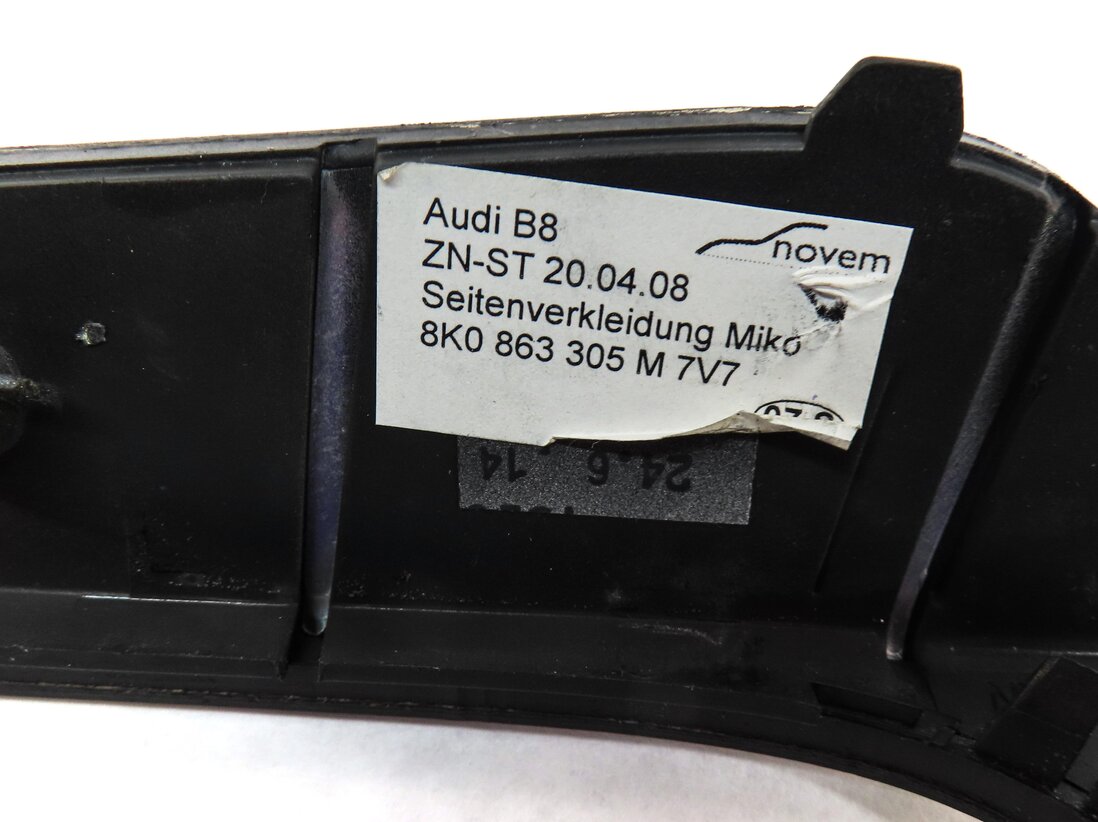 Thumbnail 14: 2015 AUDI S4 B8 8K FRONT REAR LEFT RIGHT DOOR DASH CONSOLE CARBON FIBER TRIM SET