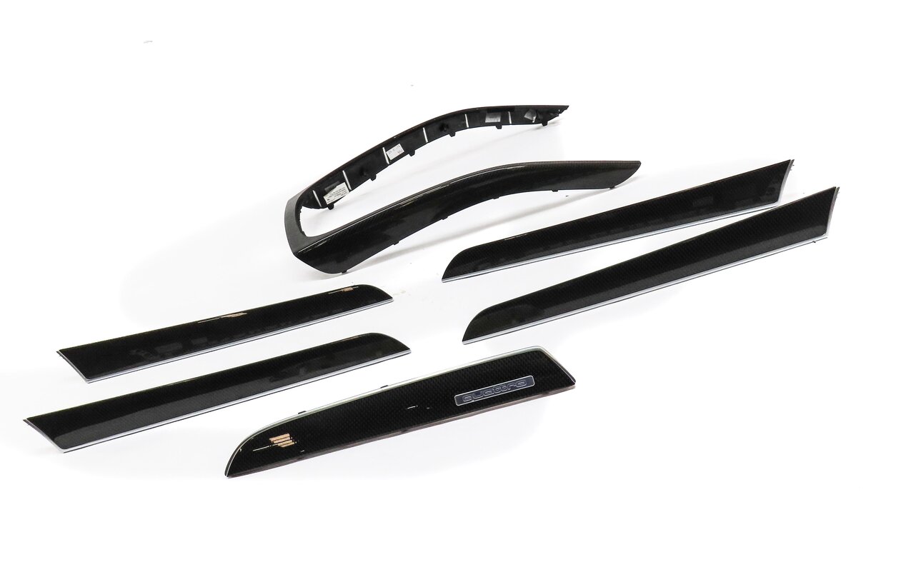 Thumbnail 17: 2015 AUDI S4 B8 8K FRONT REAR LEFT RIGHT DOOR DASH CONSOLE CARBON FIBER TRIM SET