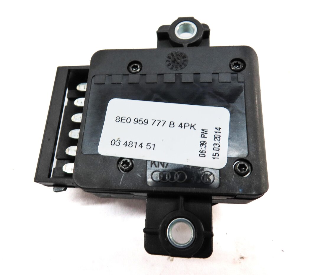 Thumbnail 5: 2015 AUDI S4 (B8 8K) FRONT RIGHT SEAT ADJUST ADJUSTMENT SWITCH w/ LUMBAR (BLACK)