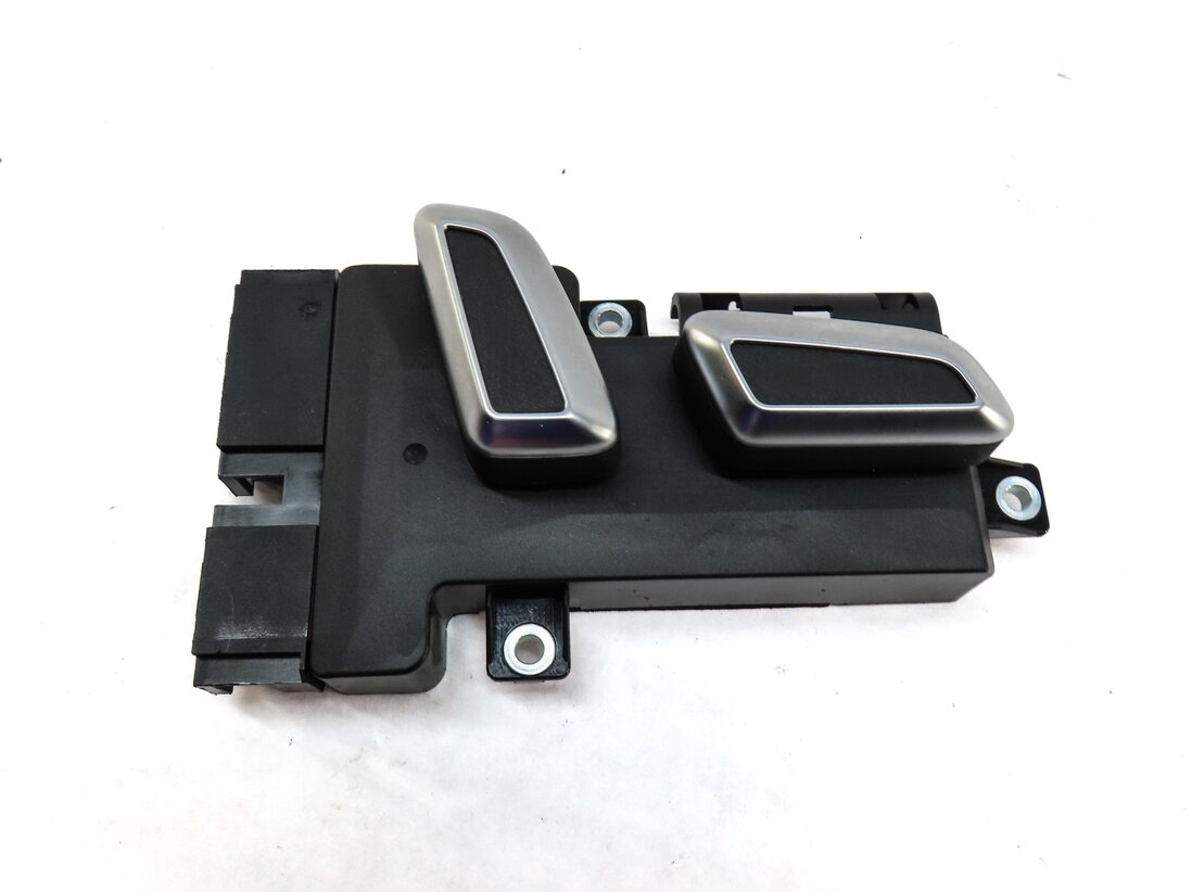 Thumbnail 6: 2015 AUDI S4 (B8 8K) FRONT RIGHT SEAT ADJUST ADJUSTMENT SWITCH w/ LUMBAR (BLACK)