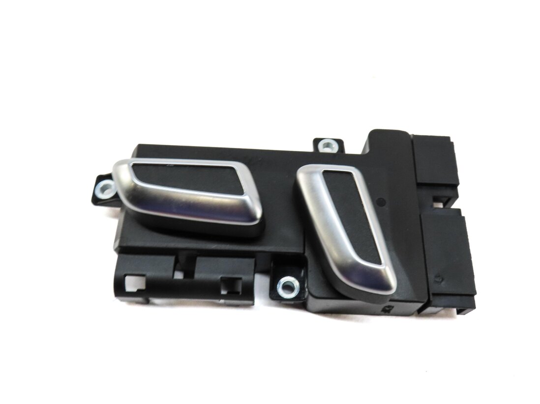 Thumbnail 7: 2015 AUDI S4 (B8 8K) FRONT RIGHT SEAT ADJUST ADJUSTMENT SWITCH w/ LUMBAR (BLACK)