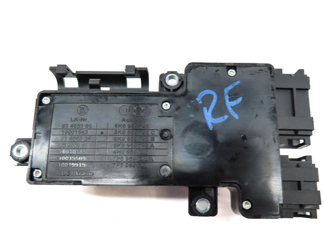 Thumbnail 8: 2015 AUDI S4 (B8 8K) FRONT RIGHT SEAT ADJUST ADJUSTMENT SWITCH w/ LUMBAR (BLACK)