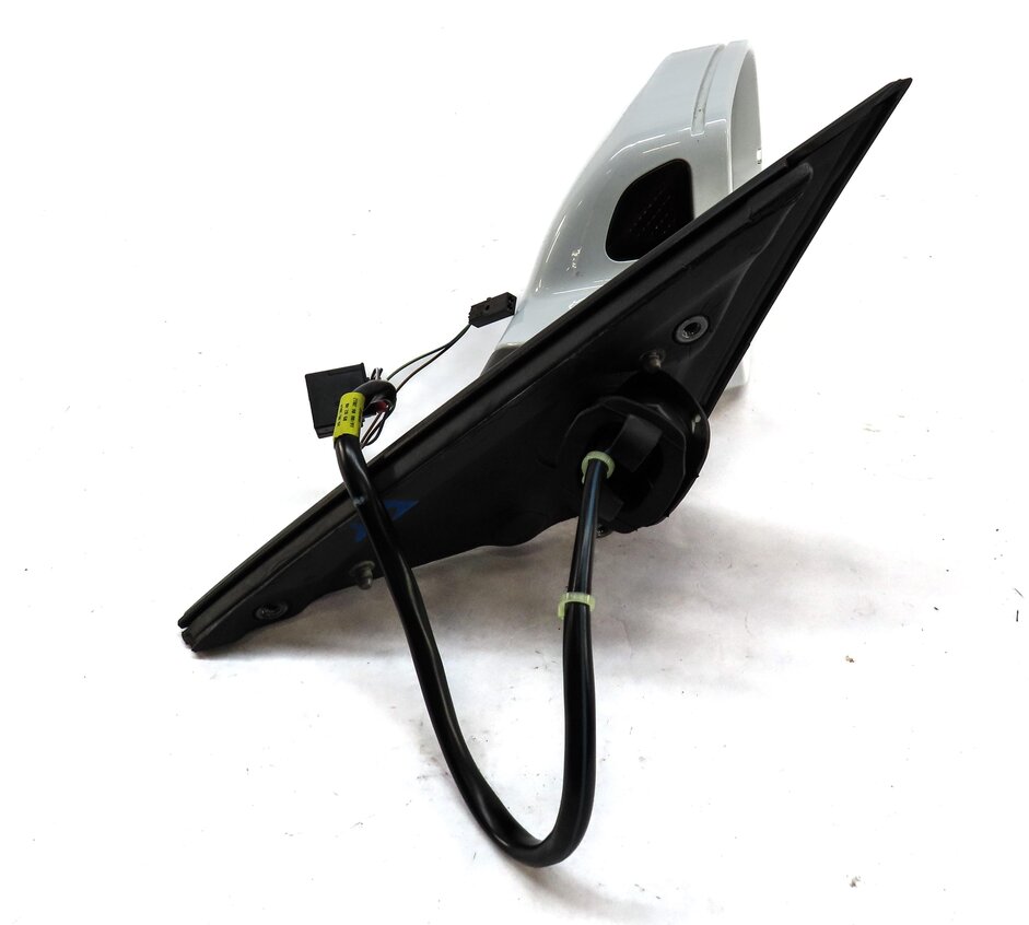Thumbnail 4: 10-16 AUDI S4 B8 8K RIGHT PASSENGER HEATED AUTODIM BLIND SPOT DOOR MIRROR WHITE