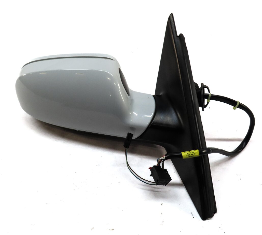 Thumbnail 5: 10-16 AUDI S4 B8 8K RIGHT PASSENGER HEATED AUTODIM BLIND SPOT DOOR MIRROR WHITE