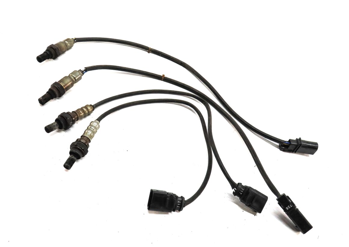 Thumbnail 3: 2015 AUDI S4 (B8 8K) 3.0L SUPER SUPERCHARGED CTUB ENGINE O2 OXYGEN SENSOR SET 4