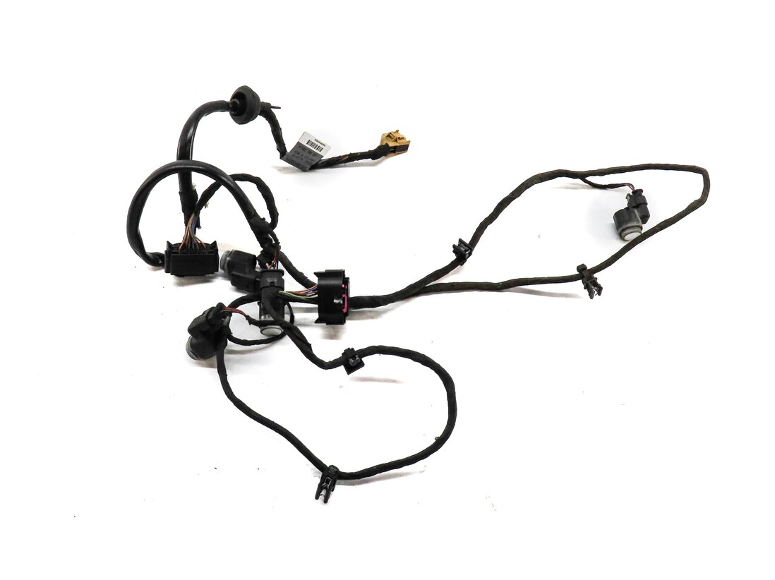 Thumbnail 2: 2015 AUDI S4 (B8 8K) REAR PARK ASSIST PDC SENSOR SET4 (WHITE) w/ WIRING HARNESS