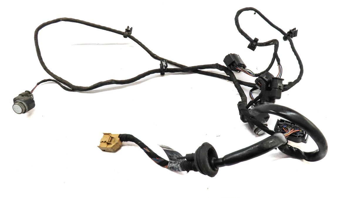 Thumbnail 3: 2015 AUDI S4 (B8 8K) REAR PARK ASSIST PDC SENSOR SET4 (WHITE) w/ WIRING HARNESS