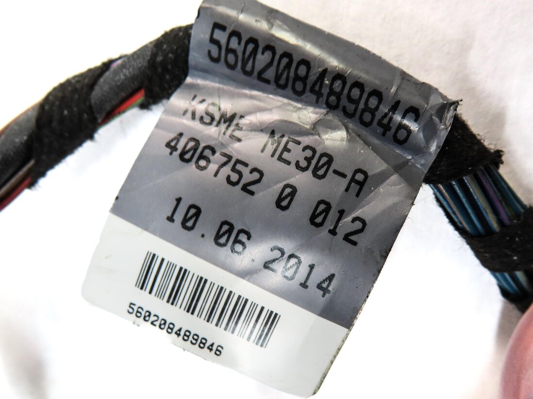 Thumbnail 4: 2015 AUDI S4 (B8 8K) REAR PARK ASSIST PDC SENSOR SET4 (WHITE) w/ WIRING HARNESS