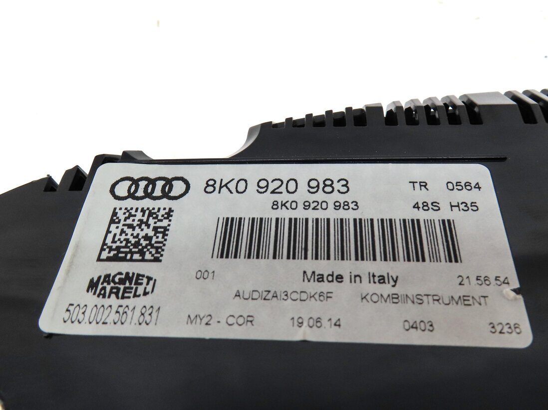 Thumbnail 17: 13-16 AUDI S4 B8 8K 3.0L SUPER CTUB BODY ENGINE MODULE LOCK KEY SET SPEEDOMETER