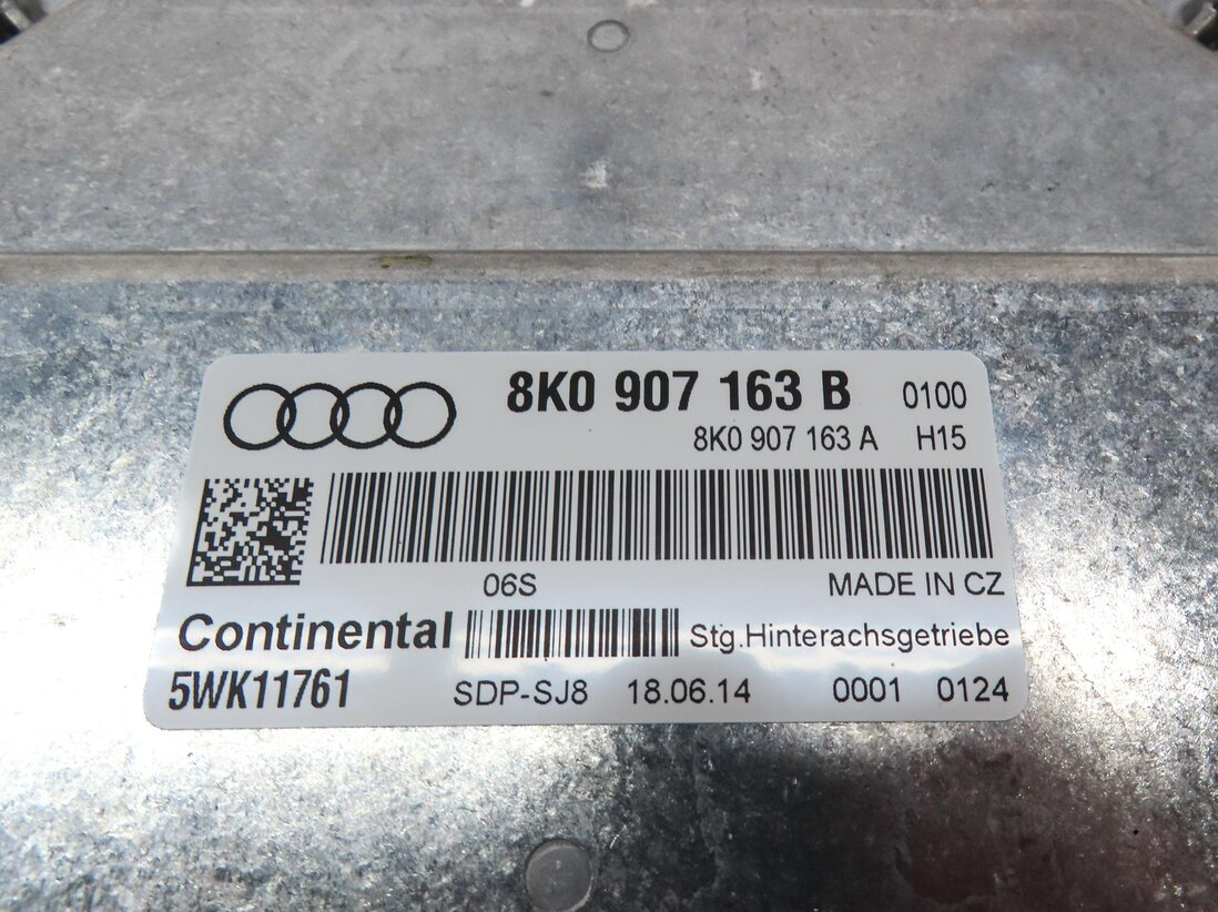 Thumbnail 4: 2015 AUDI S4 (B8 8K) REAR DIFFERENTIAL CONTROL MODULE 8K0907163B