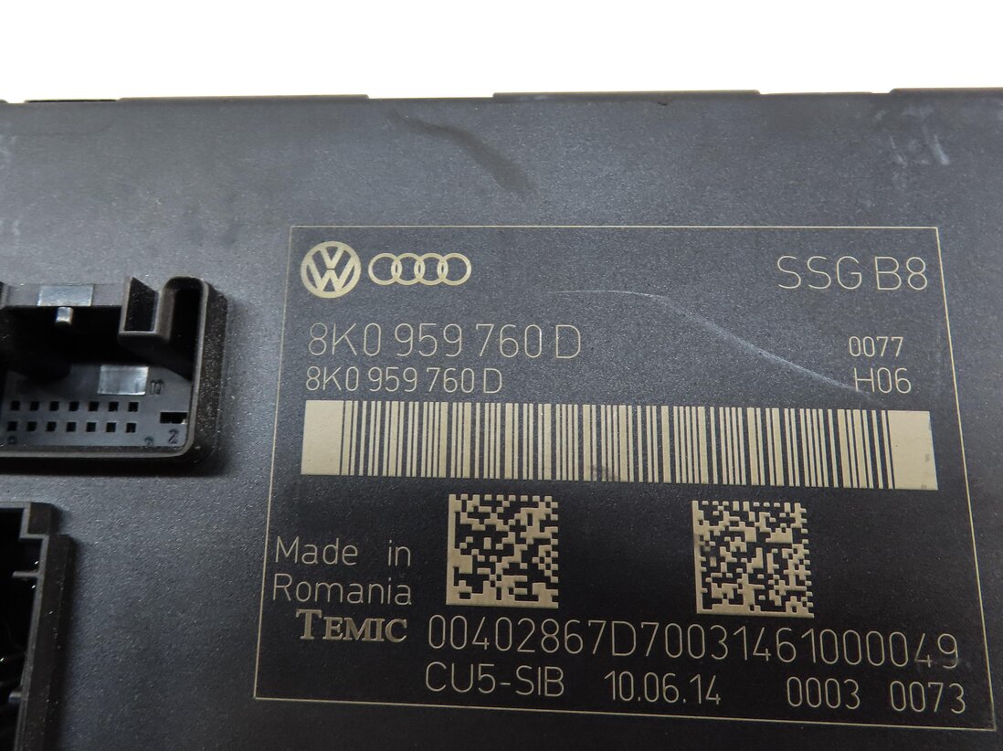 Thumbnail 4: 2015 AUDI S4 (B8 8K) FRONT LEFT DRIVER SEAT CONTROL MODULE 8K0959760D