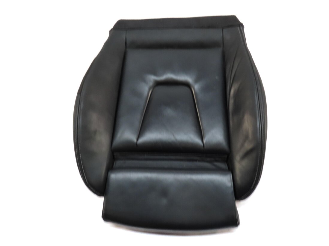 2015 AUDI S4 (B8 8K) FRONT LEFT DRIVER LOWER HEATED SEAT CUSHION (BLACK LEATHER)