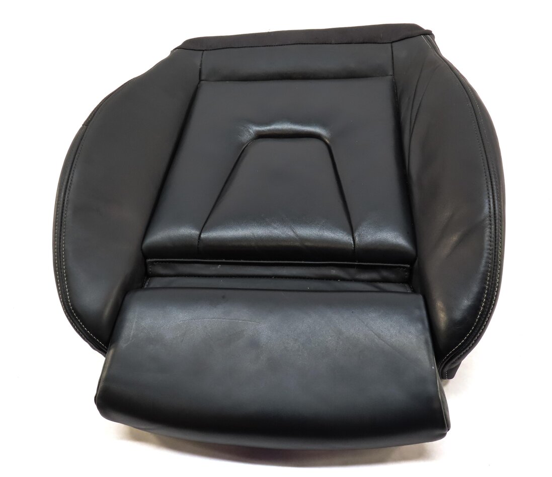Thumbnail 3: 2015 AUDI S4 (B8 8K) FRONT LEFT DRIVER LOWER HEATED SEAT CUSHION (BLACK LEATHER)