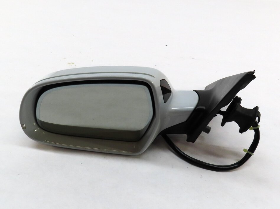 Thumbnail 3: 10-16 AUDI S4 (B8 8K) LEFT DRIVER HEATED AUTODIM BLIND SPOT DOOR MIRROR (WHITE)