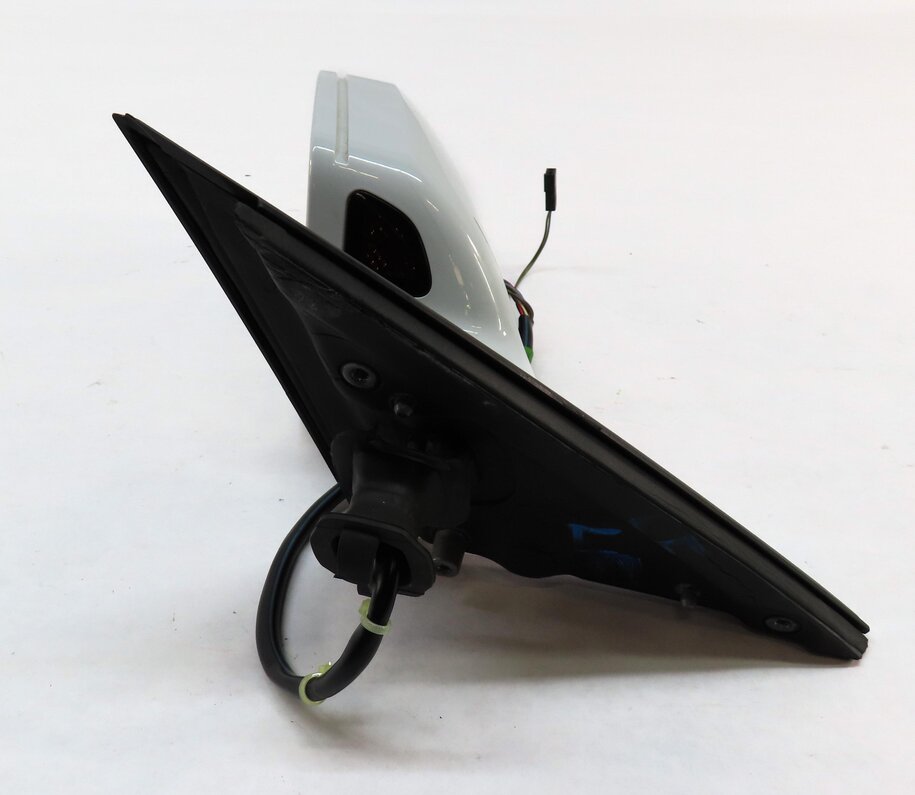 Thumbnail 4: 10-16 AUDI S4 (B8 8K) LEFT DRIVER HEATED AUTODIM BLIND SPOT DOOR MIRROR (WHITE)