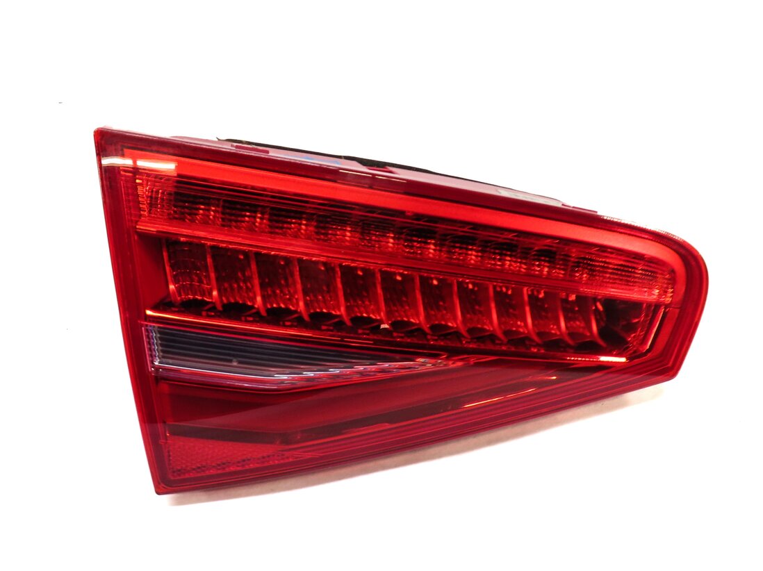 13-16 AUDI A4 S4 (B8 8K) REAR LEFT DRIVER INNER TRUNK TAILLIGHT LIGHT LAMP - LED