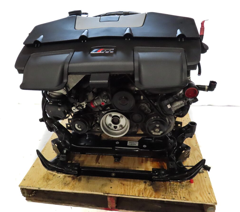 Thumbnail 3: 11-14 BMW X5M X6M ///M (E70 E71) 4.4L S63 TWIN TURBO V8 ENGINE ASSEMBLY (136k)