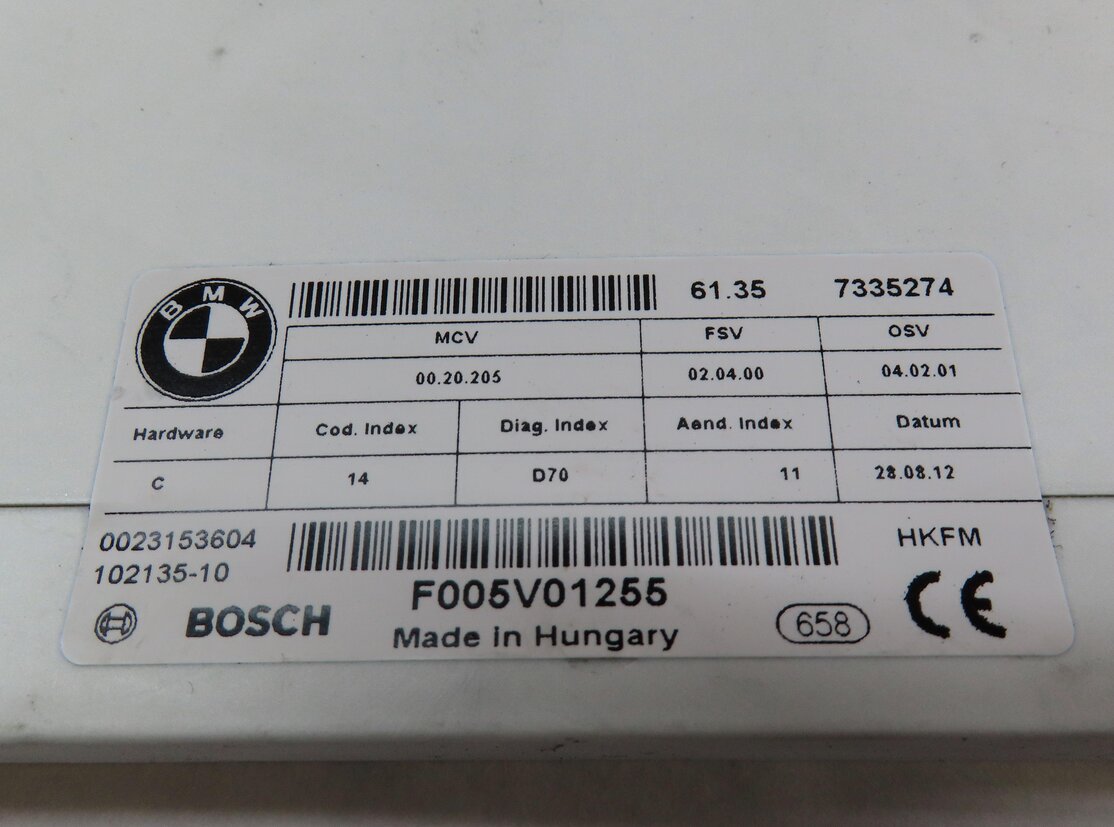 Thumbnail 4: 2008-2014 BMW X6 X6M (E71 E72) REAR LIFTGATE CONTROL MODULE TRUNK LIFT MODULE