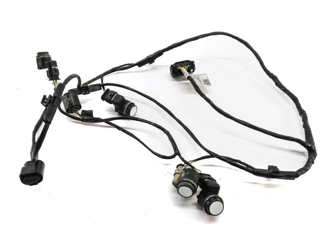 Thumbnail 2: 2013 BMW X6M ///M (E71) REAR PARK ASSIST PDC SENSOR SET4 (WHITE) w/ WIRE HARNESS