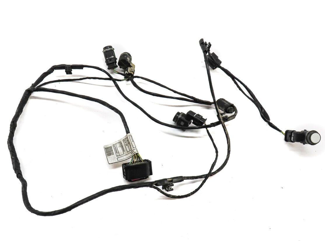Thumbnail 3: 2013 BMW X6M ///M (E71) REAR PARK ASSIST PDC SENSOR SET4 (WHITE) w/ WIRE HARNESS