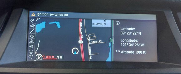 10-14 X5 X5M X6 X6M (E70 E71 E72) 8.8" FRONT GPS NAVIGATION MEDIA DISPLAY SCREEN