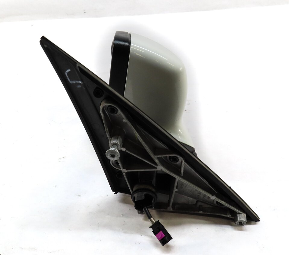 Thumbnail 5: 10-14 BMW X6 ///M (E71) LEFT DOOR MIRROR PFOLD AUTODIM CAMERA HEAT MEMORY WHITE