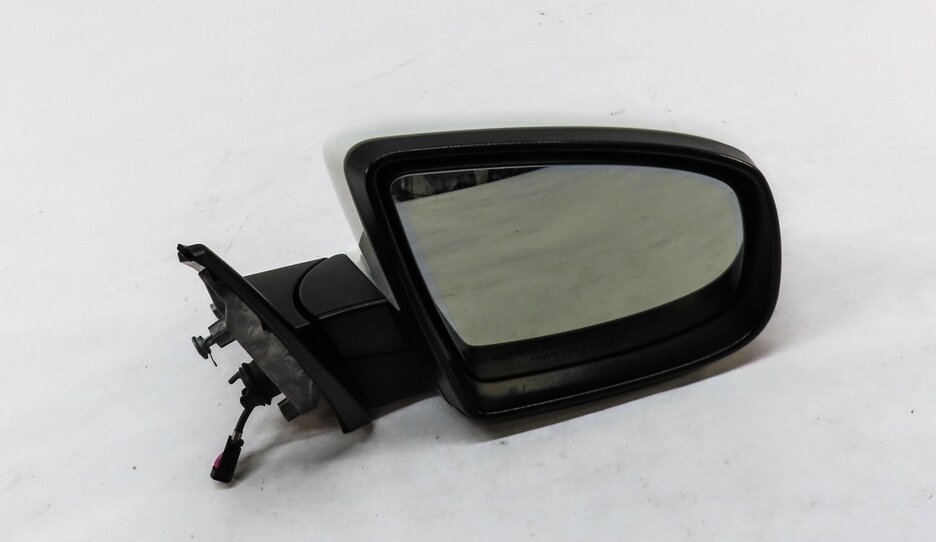 10-14 BMW X6 ///M (E71) RIGHT DOOR MIRROR PFOLD AUTODIM CAMERA HEAT MEMORY WHITE