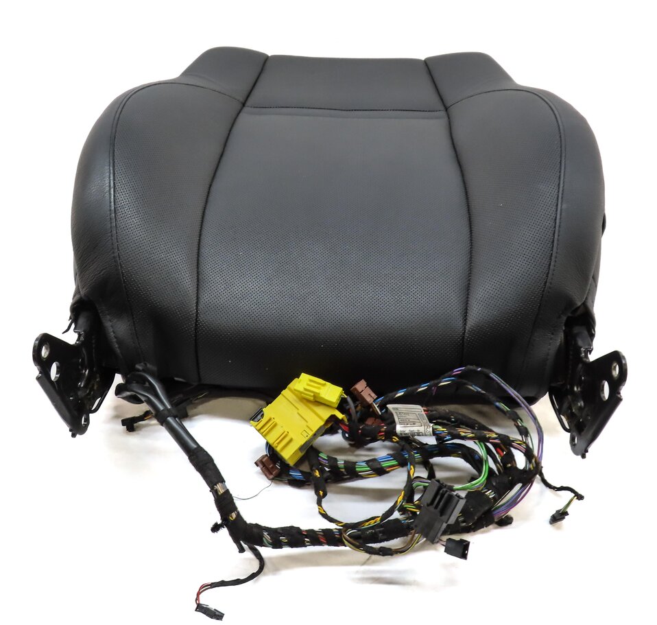 Thumbnail 3: 2013 BMW X6M ///M (E71) FRONT RIGHT UPPER COMFORT HEATED VENT SEAT CUSHION BLACK