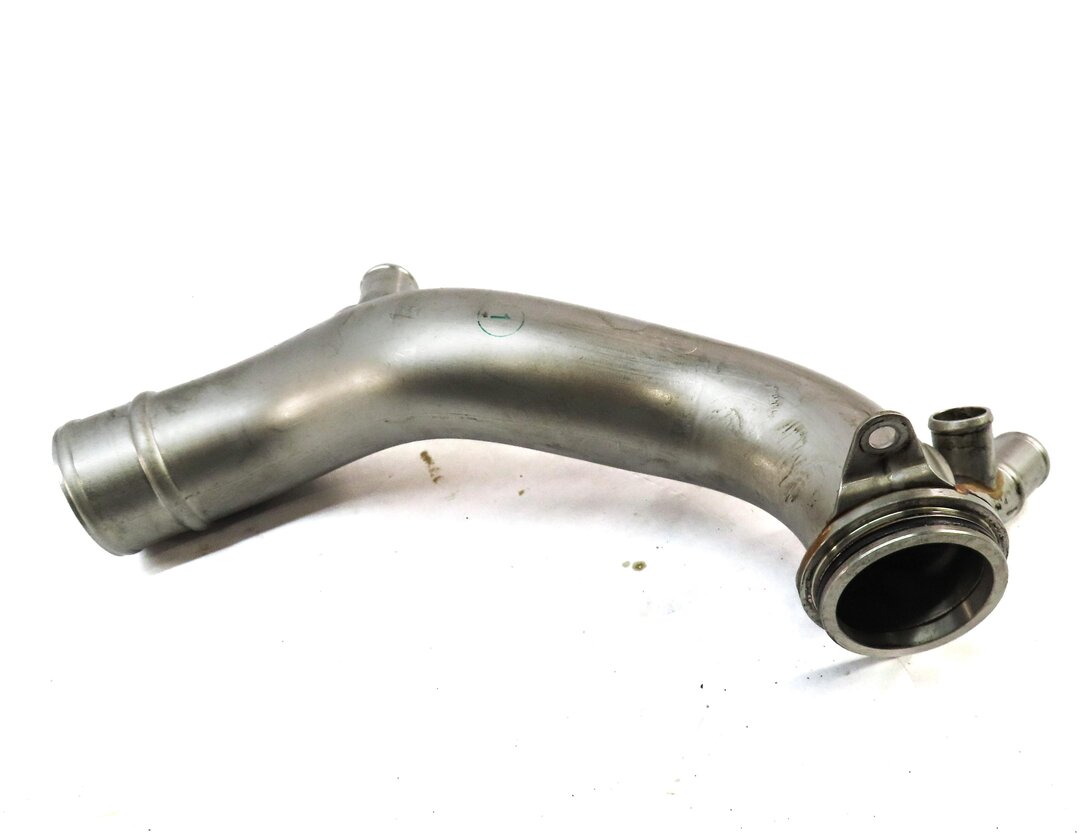 Thumbnail 3: 2013 AUDI S7 (C7) 4.0L CEUC ENGINE LEFT AIR INTAKE INLET TURBO PIPE ALUMINUM