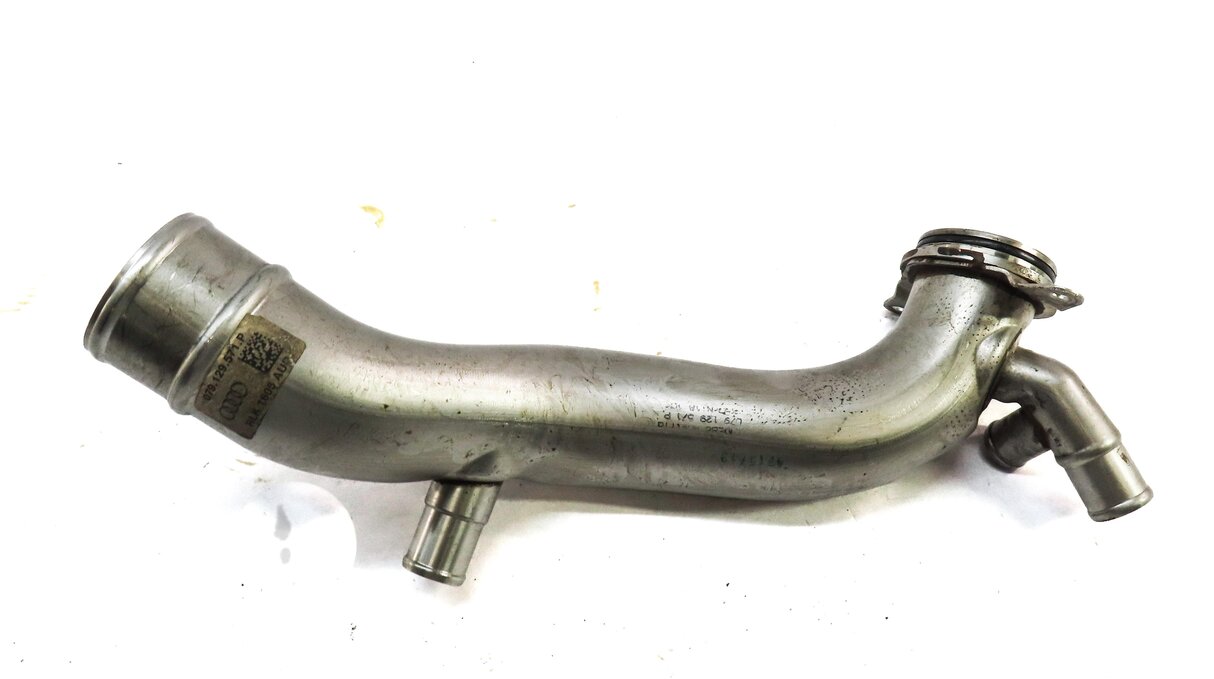 Thumbnail 4: 2013 AUDI S7 (C7) 4.0L CEUC ENGINE LEFT AIR INTAKE INLET TURBO PIPE ALUMINUM