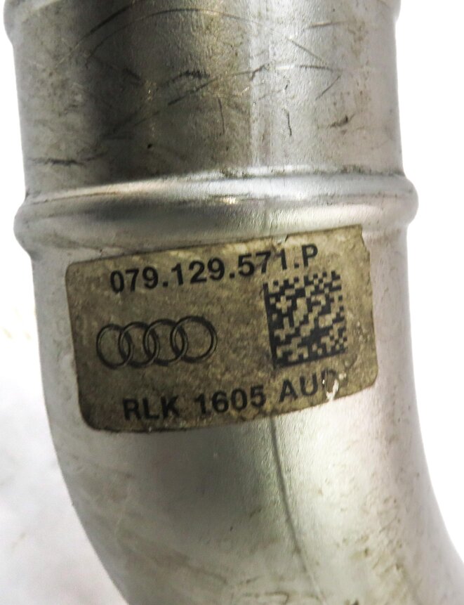 Thumbnail 5: 2013 AUDI S7 (C7) 4.0L CEUC ENGINE LEFT AIR INTAKE INLET TURBO PIPE ALUMINUM