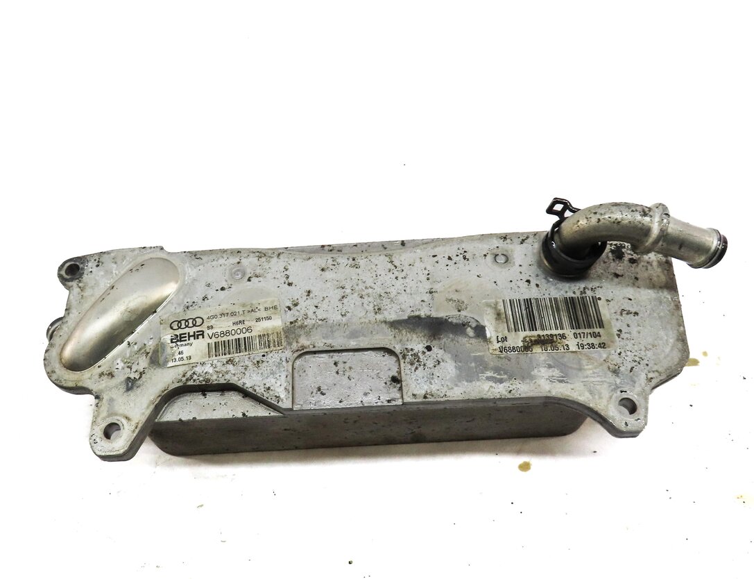 Thumbnail 2: 2013 AUDI S7 (C7) 4.0L CEUC ENGINE AUTO AWD TRANSMISSION OIL COOLER 4G0317021T