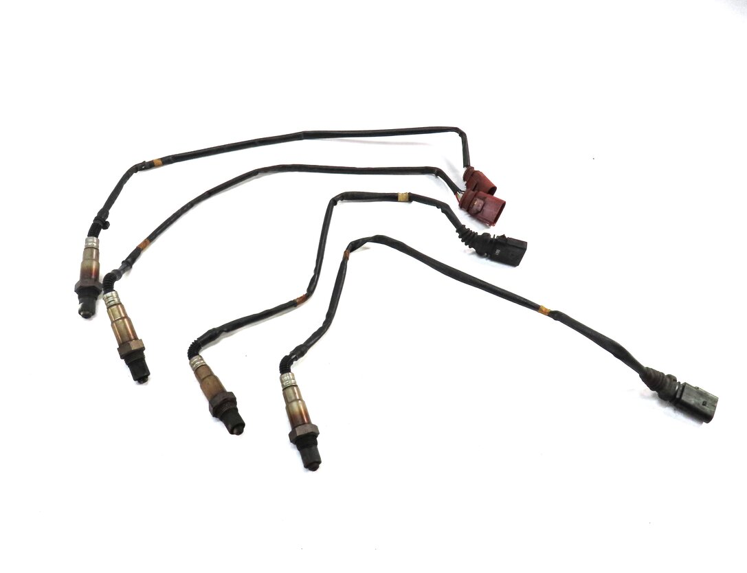 2013 AUDI S7 (C7) 4.0L CEUC ENGINE PRE POST CAT O2 OXYGEN SENSOR SET 4