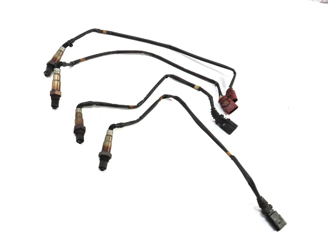 Thumbnail 2: 2013 AUDI S7 (C7) 4.0L CEUC ENGINE PRE POST CAT O2 OXYGEN SENSOR SET 4