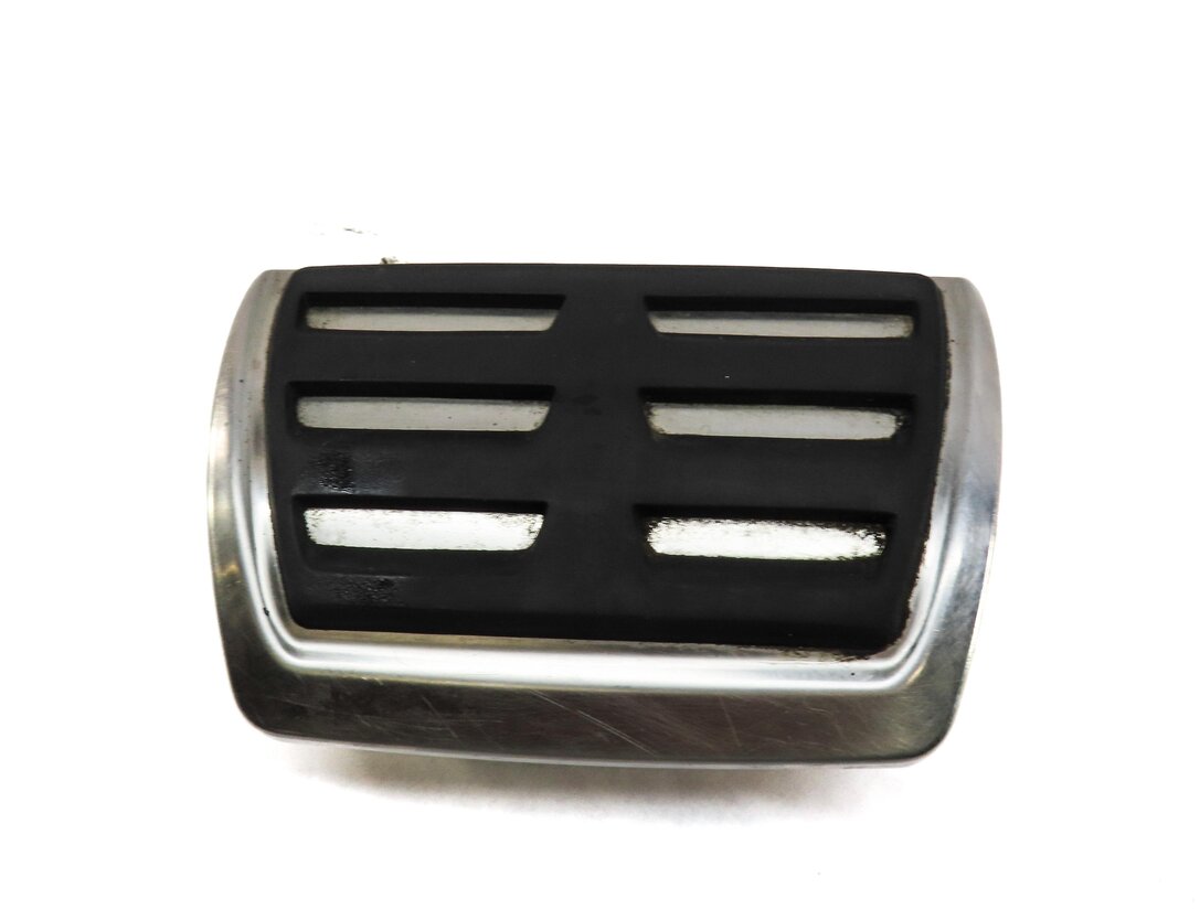 Thumbnail 6: 2013 AUDI S7 C7 DRIVER FOOT REST BRAKE & GAS PEDAL TRIM COVER SET 3 BLACK SILVER