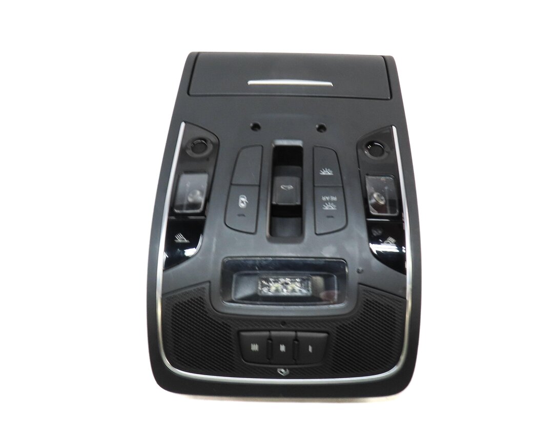 Thumbnail 3: 2013 AUDI S7 (C7) FRONT CENTER ROOF PRIMARY DOME LIGHT w/ SWITCHES (BLACK)