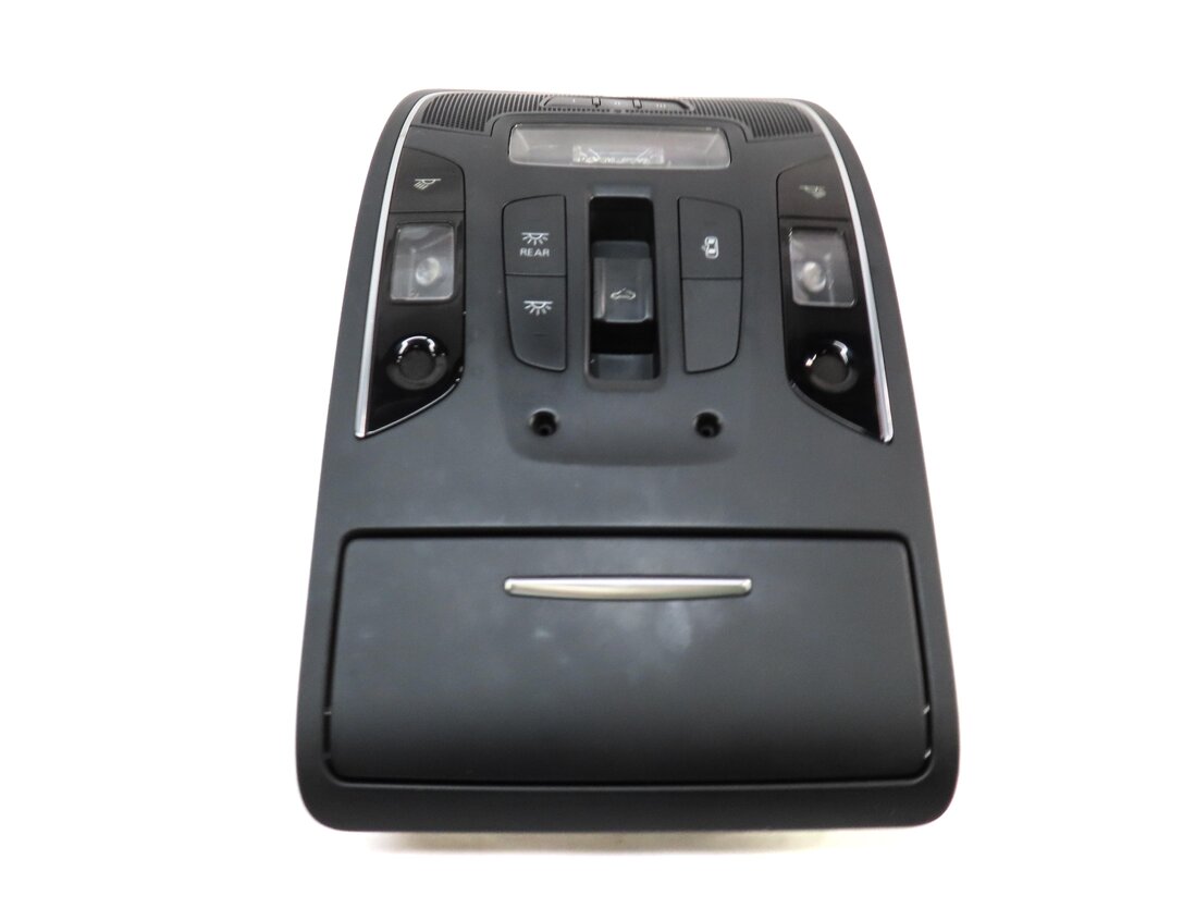Thumbnail 4: 2013 AUDI S7 (C7) FRONT CENTER ROOF PRIMARY DOME LIGHT w/ SWITCHES (BLACK)