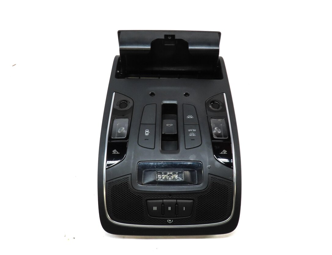 Thumbnail 5: 2013 AUDI S7 (C7) FRONT CENTER ROOF PRIMARY DOME LIGHT w/ SWITCHES (BLACK)