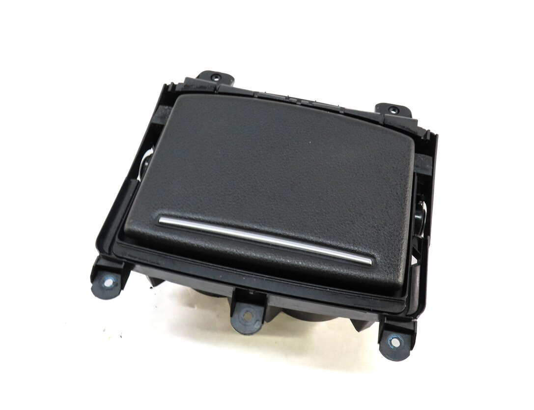 2013 AUDI S7 (C7) FRONT CENTER CONSOLE DUAL CUPHOLDER w/ LID (BLACK) 4G0862534
