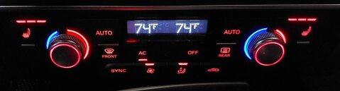 Thumbnail 2: 12-13 AUDI A7 S6 S7 C7 FRONT A/C HEATER CLIMATE CONTROL (2 KNOBS & HEATED SEATS)