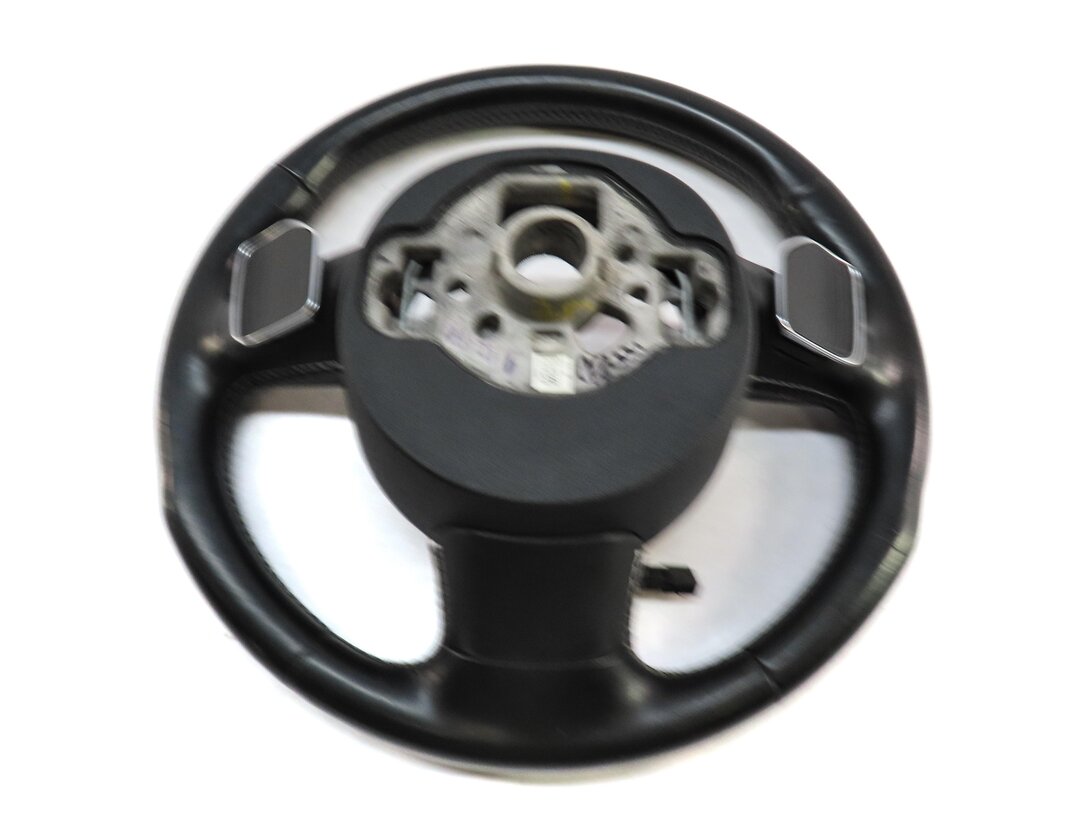 Thumbnail 6: 13-15 AUDI A7 S7 (C7) 3 SPOKE SPORT STEERING WHEEL w/ S7 EMBLEM SWITCHES PADDLES